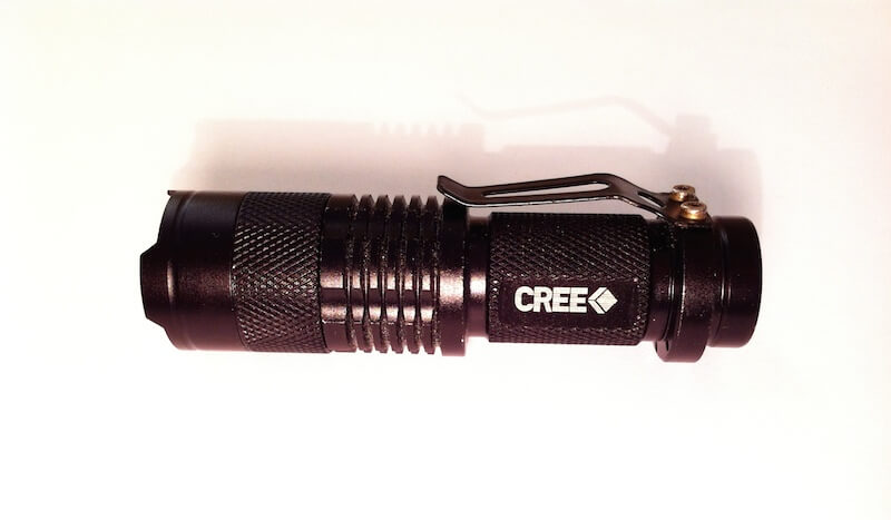 Cree Tactical High-Powered Flashlight Atomic Beam